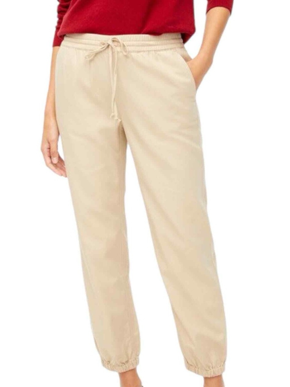 J. Crew Beige Drawstring Jogger Pants